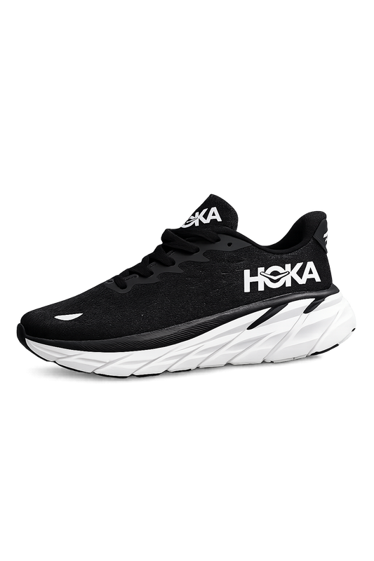 HOKA-Chaussures de sport unisexes légères et confortables – Idéales pour la marche et le running (Noir)