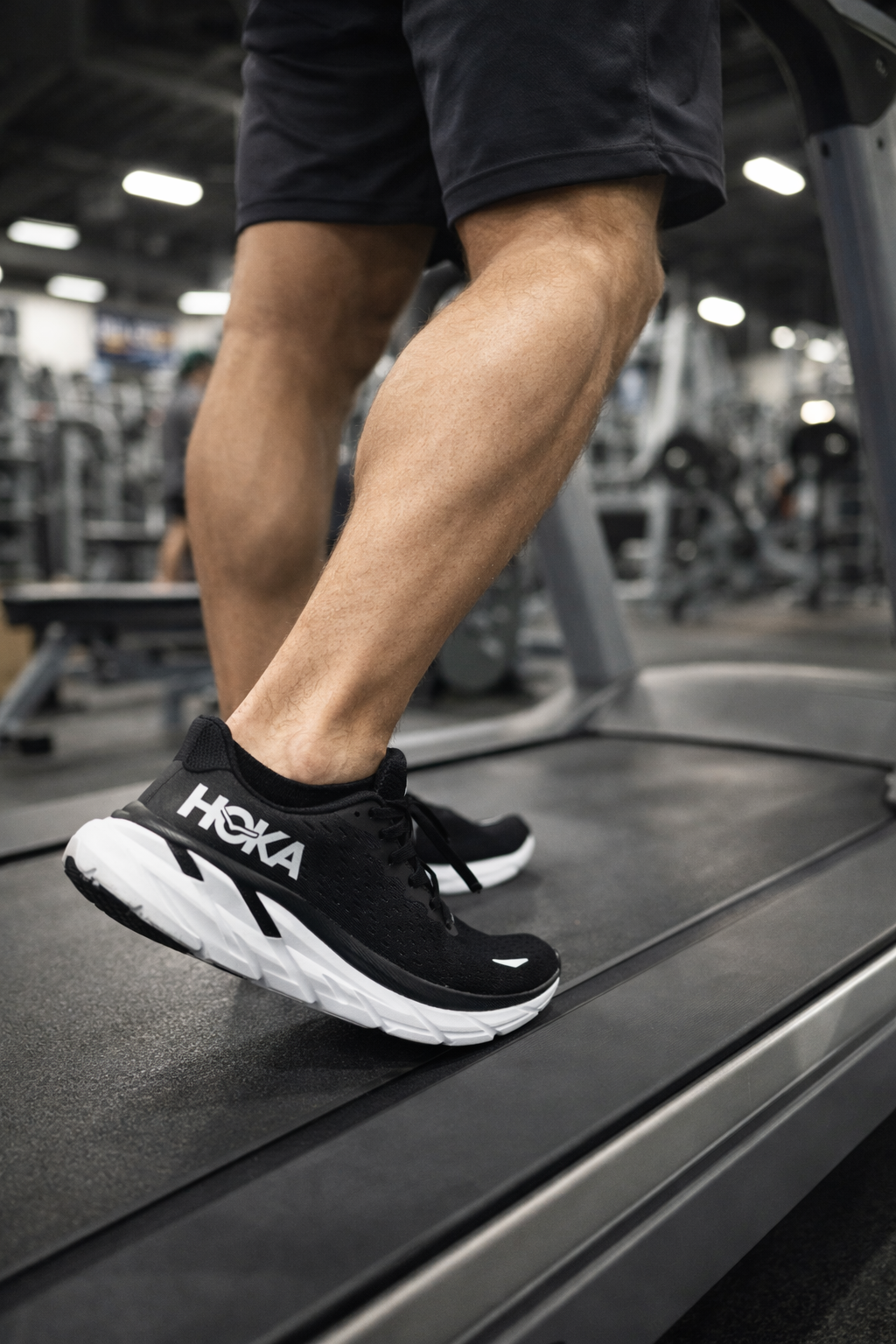 HOKA-Chaussures de sport unisexes légères et confortables – Idéales pour la marche et le running (Noir)